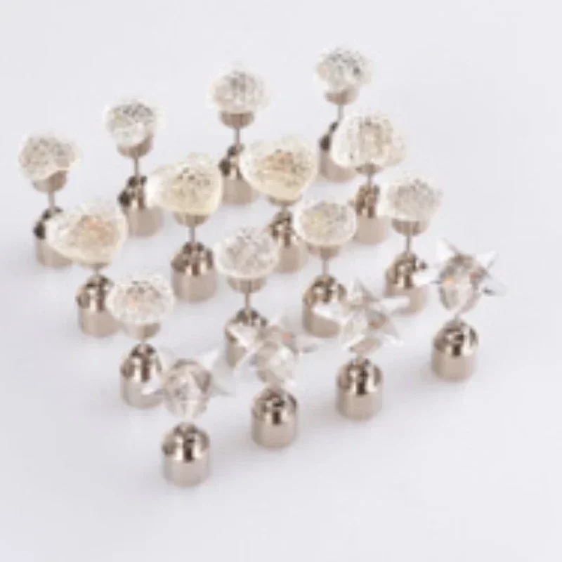 LED Earrings 1 Pair Light Up Bling Zircon for Party Women