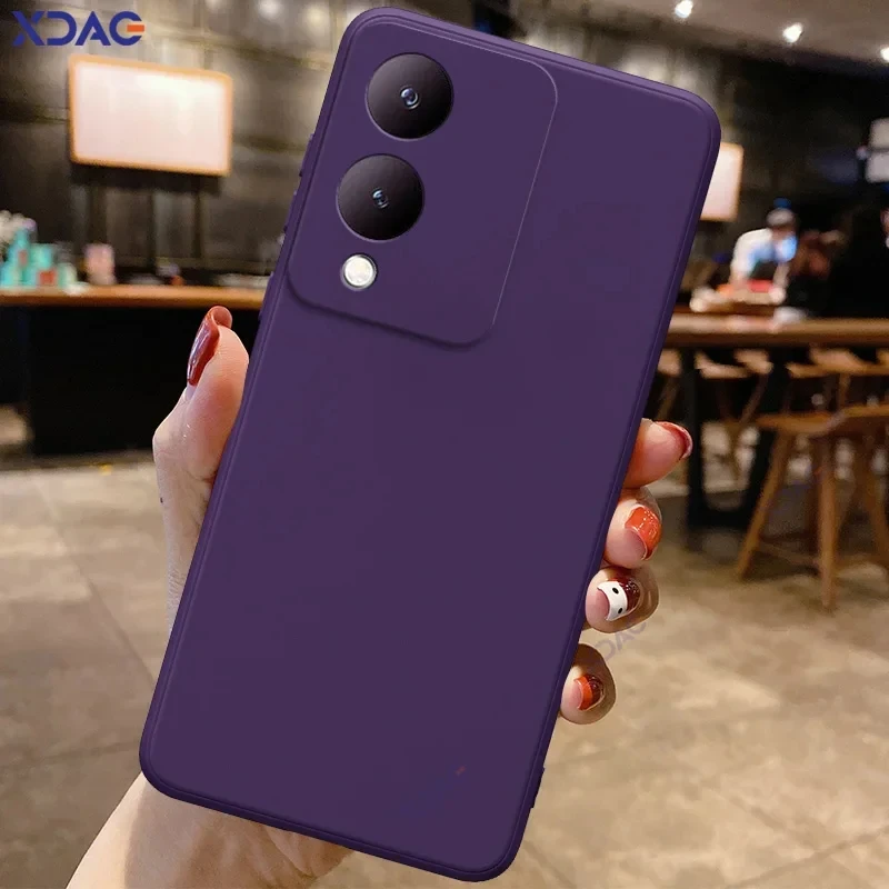360° Full Protective Soft Silicone Phone Case - Shockproof Back Cover Shield with Internal Flocking