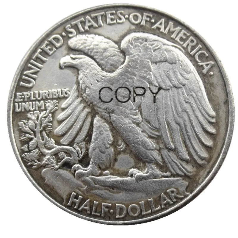 

US A Set of (1916-1947)-P 20PCS Walking Liberty Half Dollar Silver Plated Copy Coins