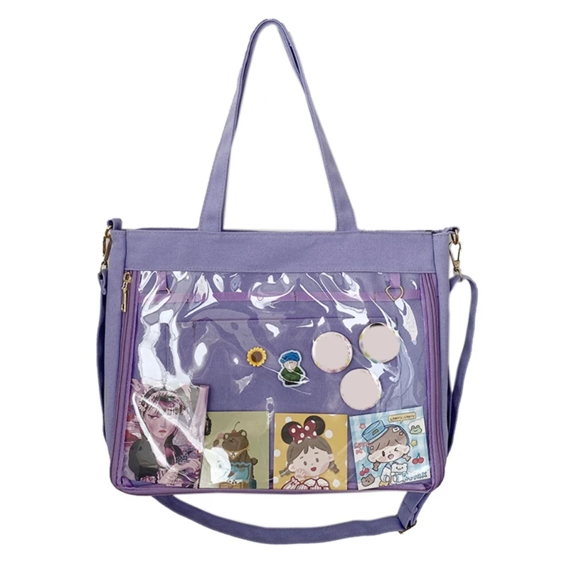 2024 japonês harajuku itabag meninas saco transparente bolsas estudantes da escola ita saco tote jk uniforme ombro sacos