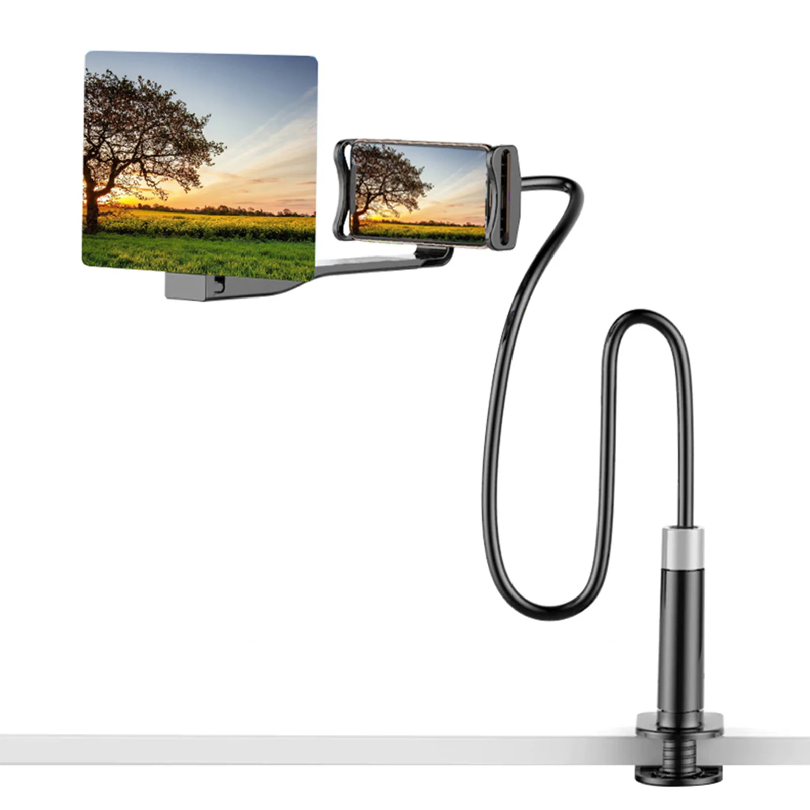 

HD Projection Phone Bracket Adjustable Flexible All Angles Phone Holder Gift for Family and Friends