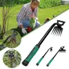 6 Teeth Soil Hand Weeding Removal Puller Grass Rooting Loose Shovel Garden Weed Tool Remover Gardening Tool Manual Q1G3 2