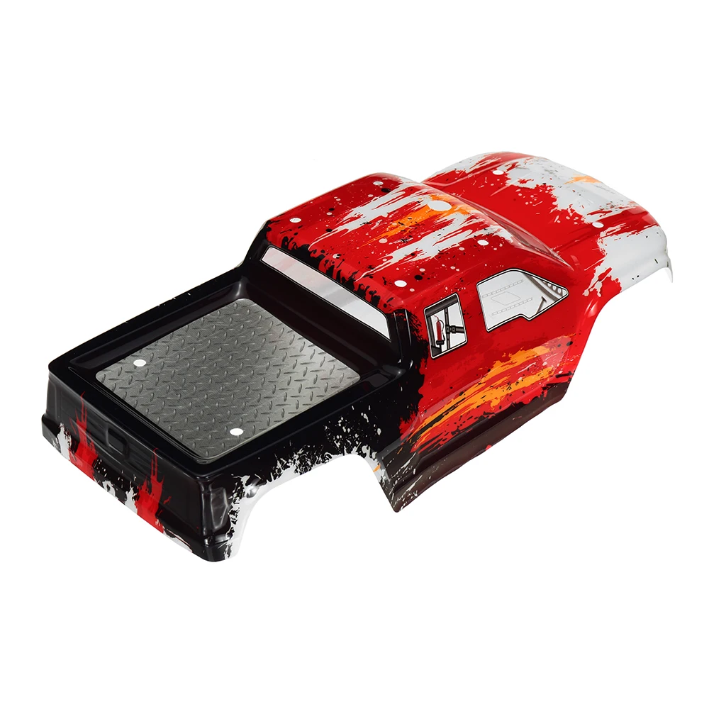 HBX 2996A 1/10 Carrosserie RC Rouge PVC avec Autocollants