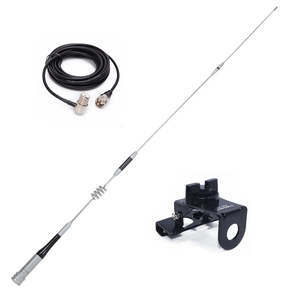 

Комплект Мобильной Антенны SG7200 UHF/VHF, двухдиапазонный кронштейн с зажимом, строительный коаксиальный кабель длиной 16,4 фута для радиокоммуникационной антенны