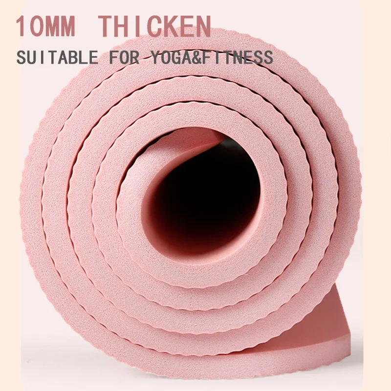 15MM Thick NBR Non-slip Yoga Mat High-density Sports Fitness Mat Home Sports Pilates and Gymnastics Exercise Gymnastics