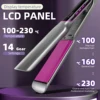 Kemei Professional Hair Straightener With LCD Ceramic Ionic Fast Heat-Up Hair Flat Iron Negative Ion Iron Styling Tools KM-2301 3