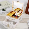 Rotating Dancer Engraved Musical Box Birthday Presents Jewelry Case Vintage Music Box Retro Lightweight for Girlfriend Valentine 4