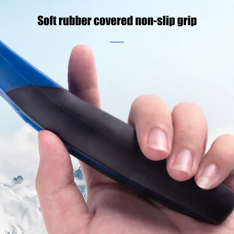 Car Snow Shovel Car Ice Scrapers Silicone Soft Handle Snow Cleaning Tools