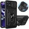 For Realme 8i Case Card Slot Ring Stand Camera Protect Phone For Cases Realme 8 Pro Realme8 4G 5G Shockproof Armor Back Cover 1