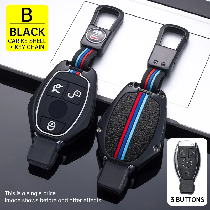 Car Key Case Cover Key Shells For Mercedes Benz A B C S Class Amg Gla