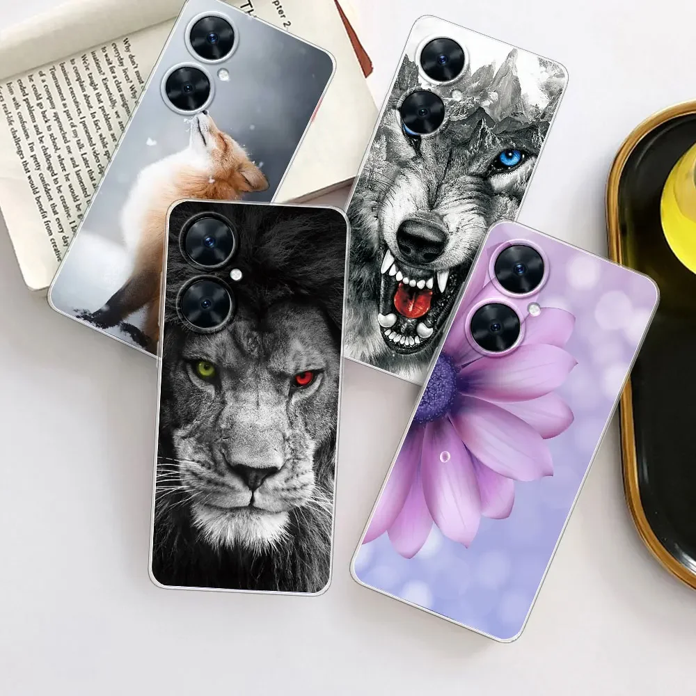 Transparent Silicone Phone Case with Bumper Protection