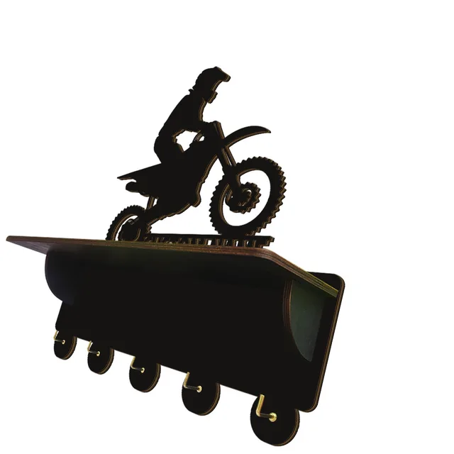 Dirt Bike Key Hook Cound Found A Man Cave Garage Motocross Racing Többcélú Tartó Tartós Ruhadarab Szervező Motoros Ajándék - Image 3