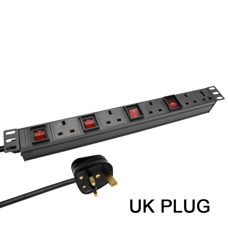 

Singapore Malaysia UK Plug To Socket Power Extension Cable Aluminum alloy power board Adapter socket