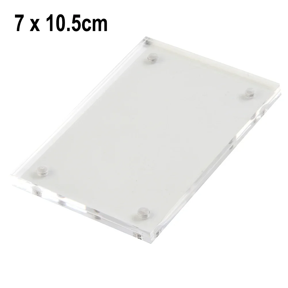 Photo Frame Decorative Products Acrylic Decorate Desktop Easy To Use Sturdy Material Transparent Home Park Brand New photo frame