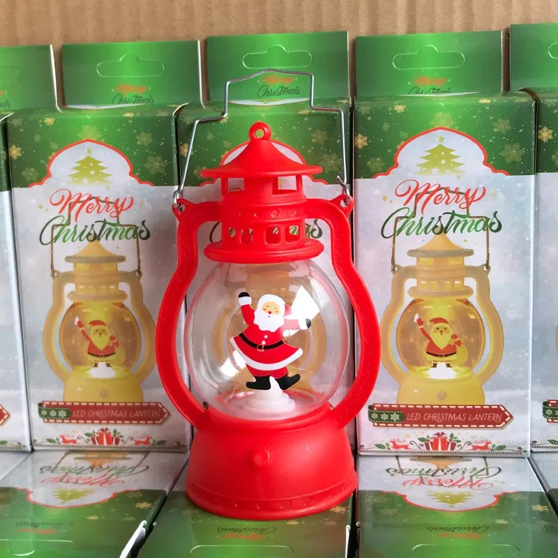 thumbnail image 1 of Lámpara LED 2025 Decoración Linterna portátil navideña Árbol de Navidad de Papá Noel Luces de viento Colgante Navidad Decoración de Año Nuevo, 1 of 5