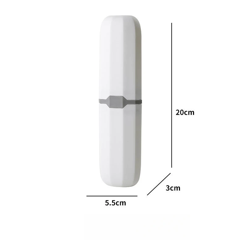1pc Multifunctional Portable Travel Toothbrush Storage Container Box Toothbrush Carrying Box Trip Home School Business Camp