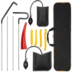 Kit d'outils de voiture, Kit d'outils de voiture essentiel avec cale à Air Non marquante et outils d'urgence pour voitures et camions 