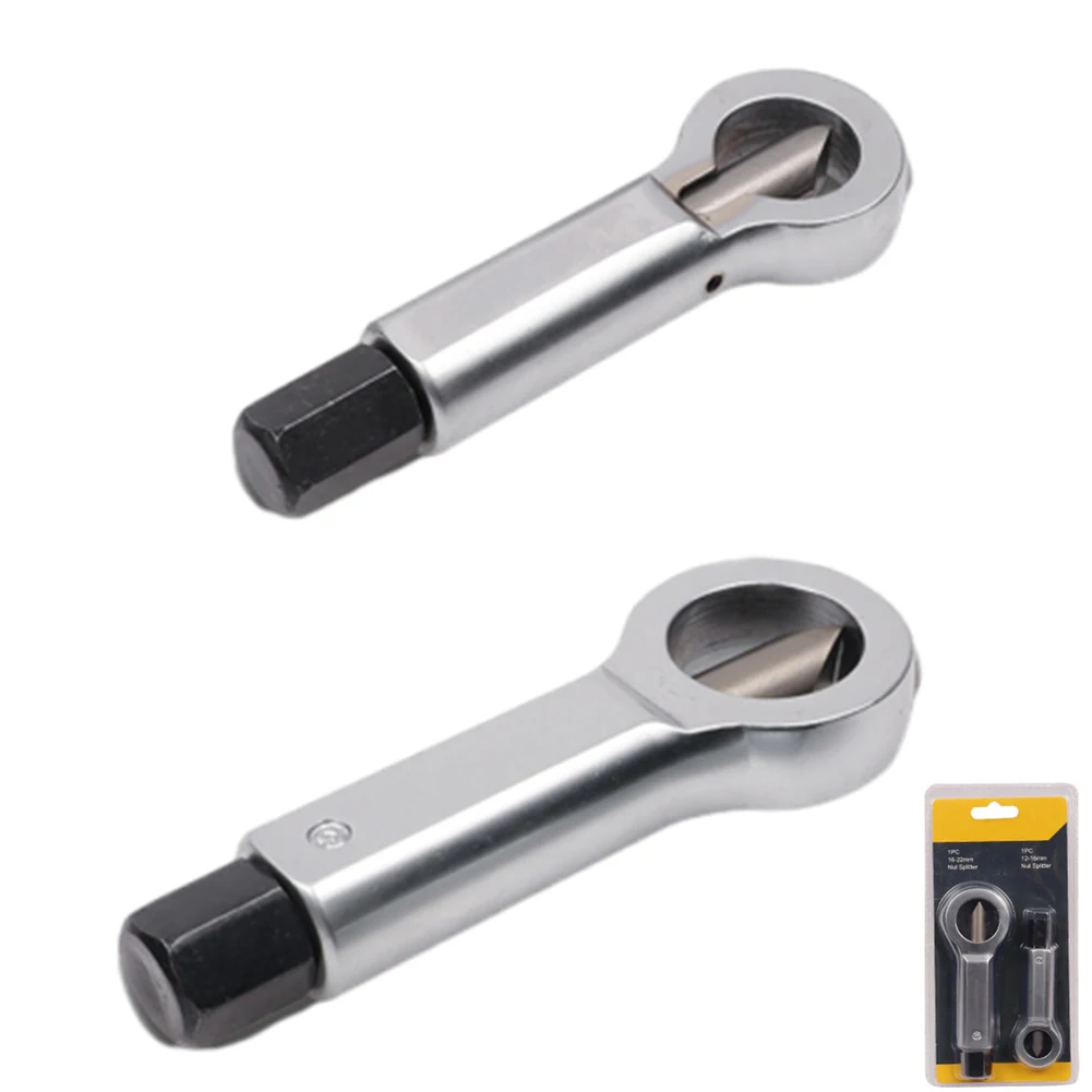 

2 Pcs Duty Rust Resistant Damaged Nut Splitter Remover Rusty Nut Spanner Remove Rusty Nut Separator Workshop Equipment Hand Tool