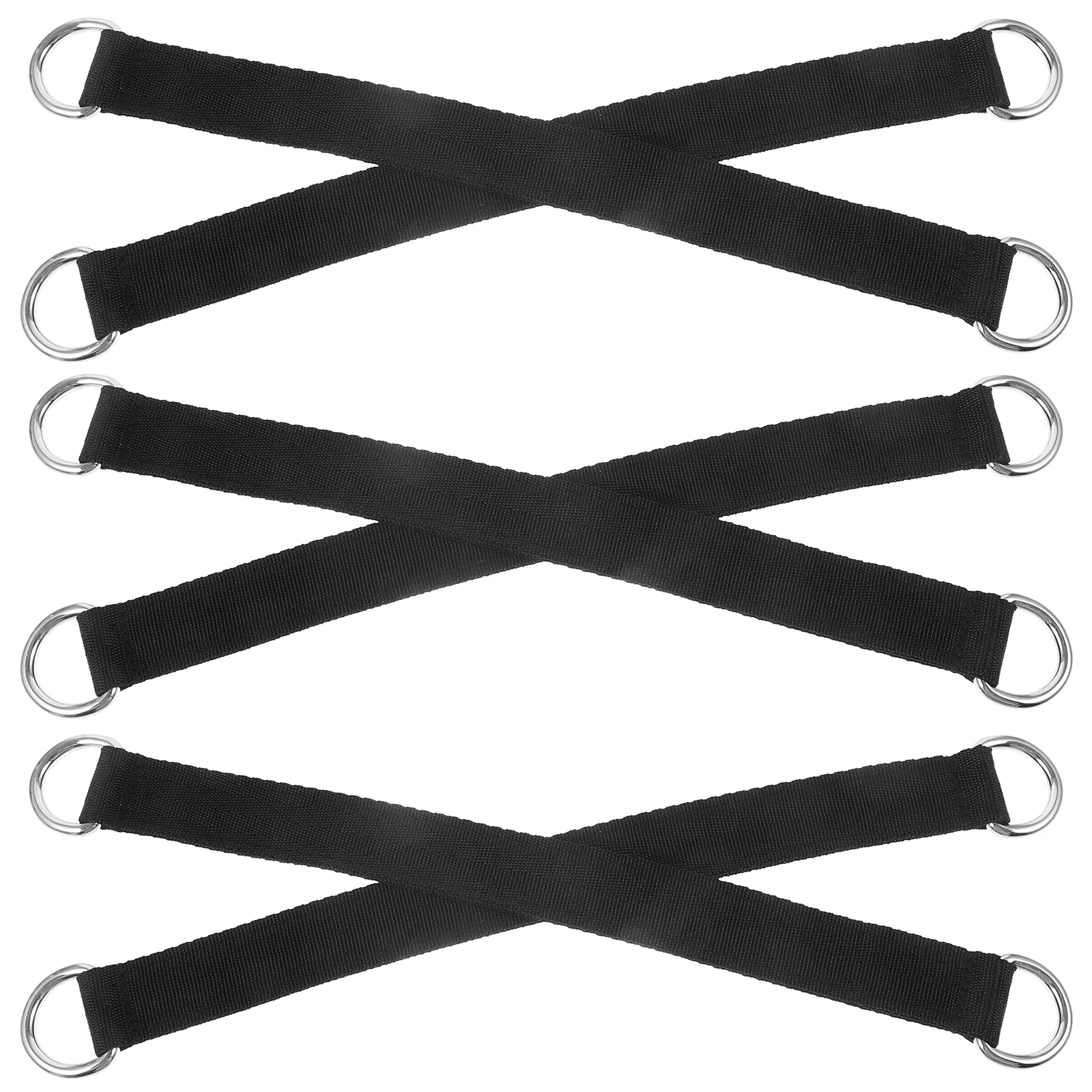 

6 Pcs Pull-up Straps Gym Band Fitness Equipment Accessories Lanyard Assist Training Aids Stainless Steel Muscle Tool