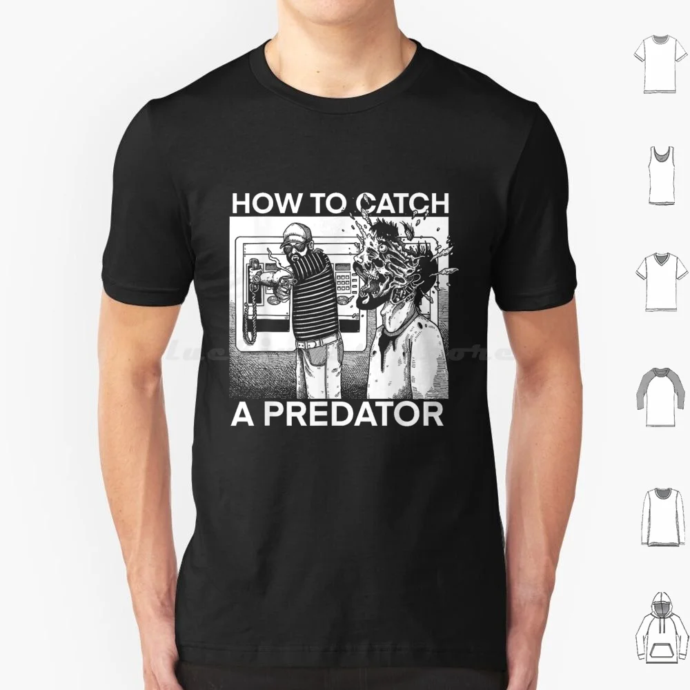 

Футболка хлопковая с надписью «How To Catch A», 6Xl