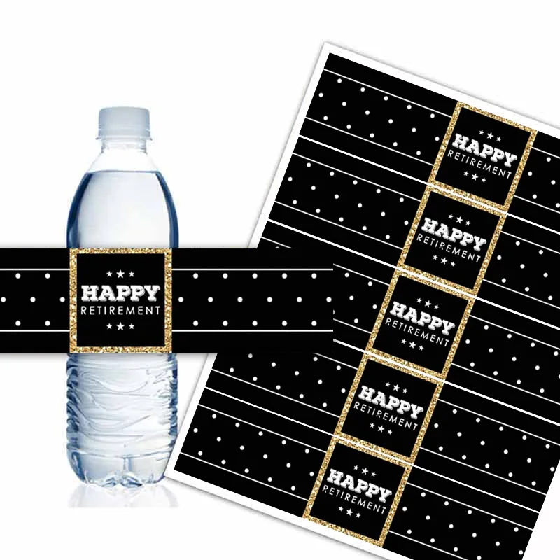 

Movie Night Water Bottle Label, diy Movie Party Water Bottle label decoration