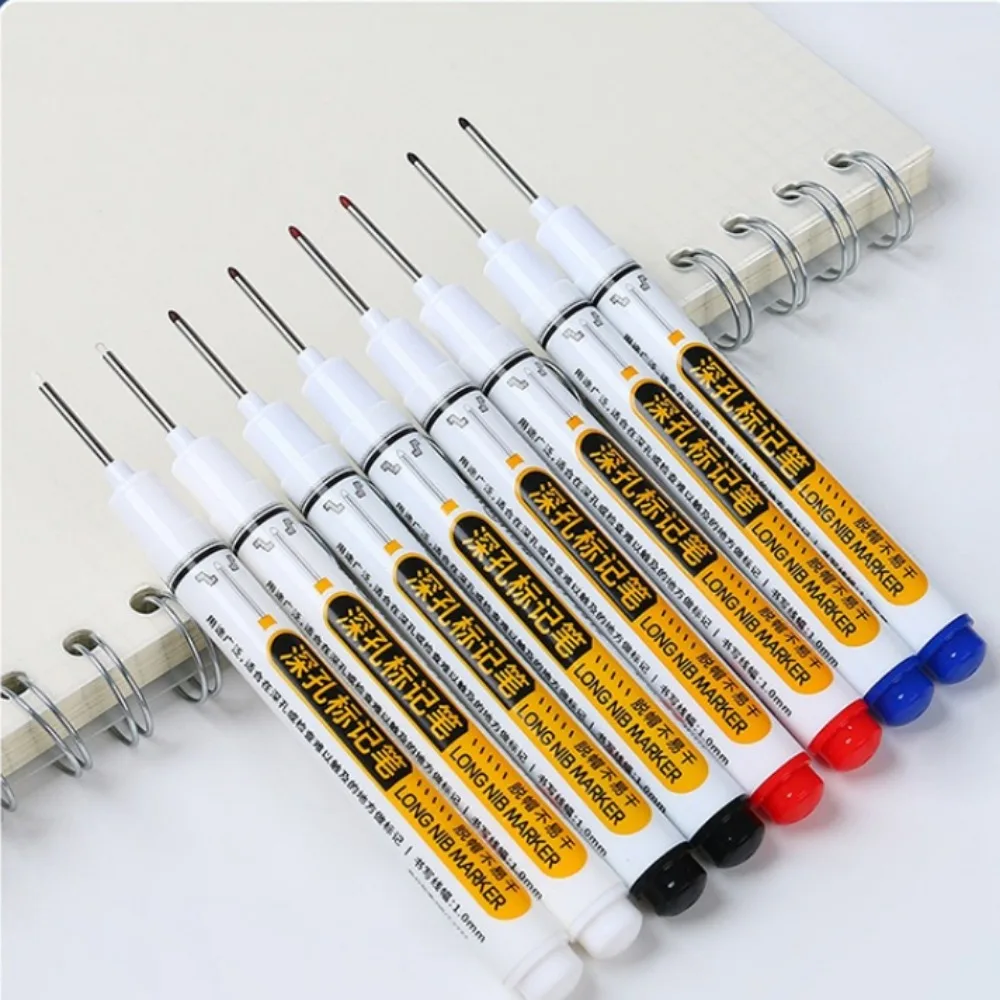 Neuer 20mm Markierstift, wasserfest, mit langer Spitze, Metall-Perforierstift, Tieflochstift, Zimmermannsstift, für Badezimmer und Holzarbeiten – Detail 8
