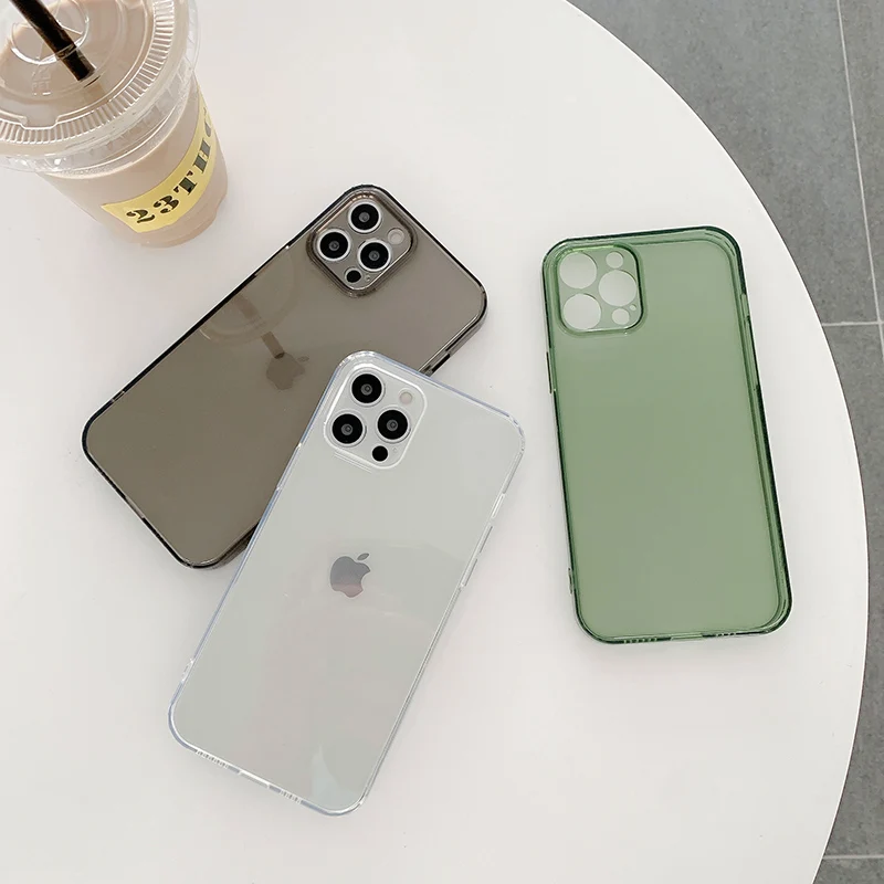 Transparent silicone case for IPhone 1
