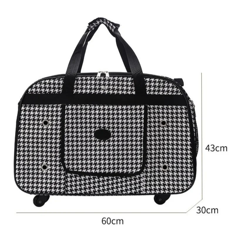 Extra Large Portable Pet Trolley Case, Detachable Dog Trolley Case, Large Foldable Pet Bag Cat dog Travel Carrier Bag