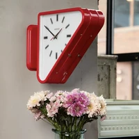 Creative Design Wall Clocks Minimalist Fashion Restaurant Nordic Luxury Wall Watch Metal Living Room Horloge Home Decoration 3