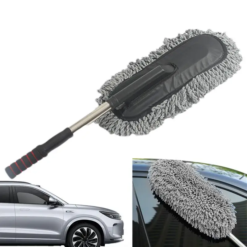 

Multi-Functional Microfiber Car Duster Brush Cleaning Tool For Car Interior And Exterior Washable Duster For Car Home Kitchen