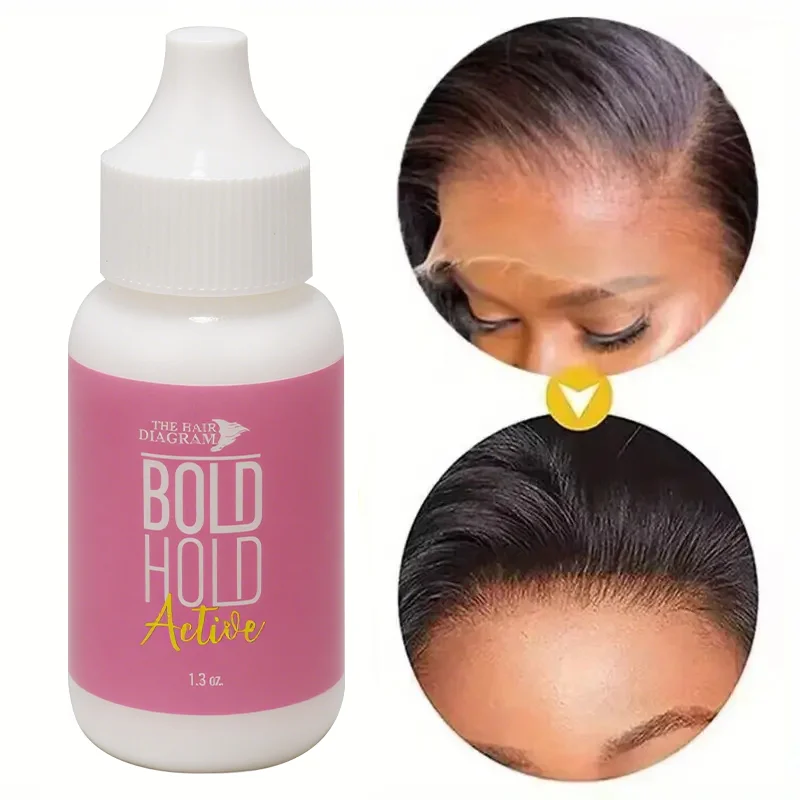 Colla per parrucche in pizzo da 37 g, adesivo impermeabile con formula a base d'acqua. Parrucche delicate e non irritanti, ad asciugatura rapida, proteggono saldamente le parrucche, Lac - immagine 4