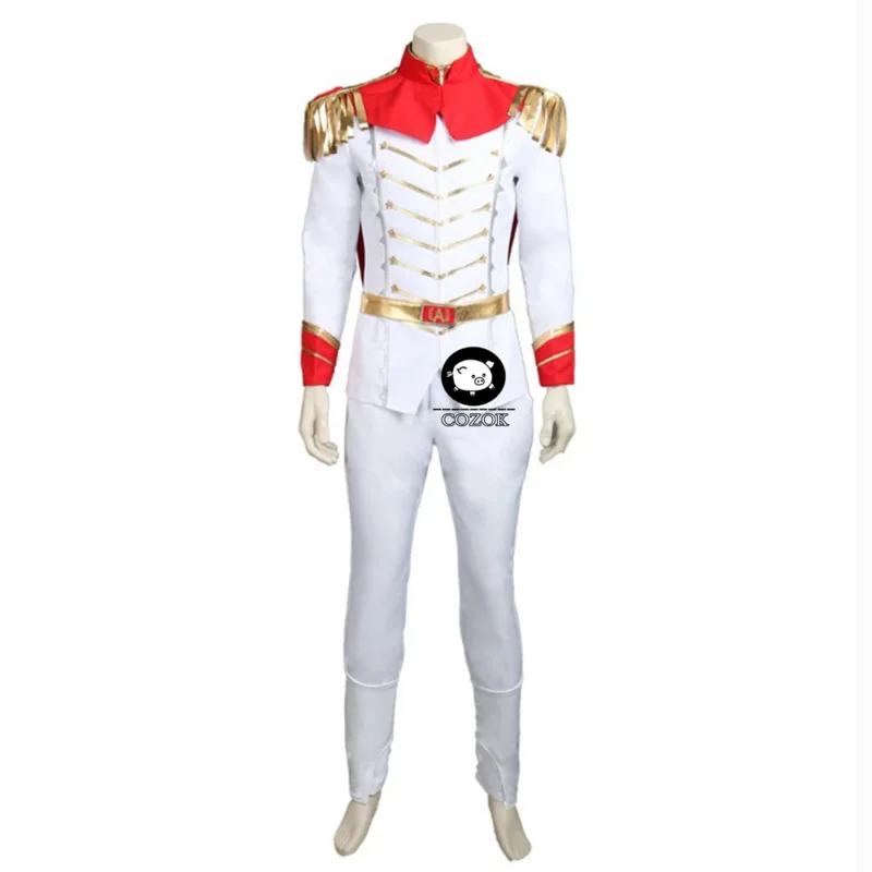 

Anime Cosplay Goro Akechi Costume White Suits Outfits Sizes Christmas Gifts