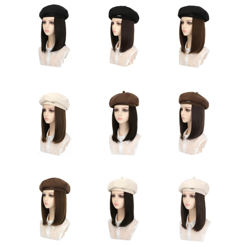 

Girls with Hair Extensions Painter Hat for Street Photography