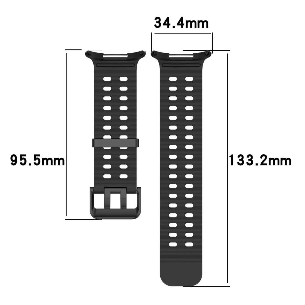Marine Band Sports Silicone Strap Bracelet - Premium Watchband Accessory
