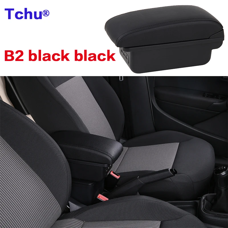 For Renault Clio 4 Armrest Box Renault Captur Clio 3 III IV Accessories Storage Box USB Multifunction clio4 clio3 Armrest box car pedals Interior Parts