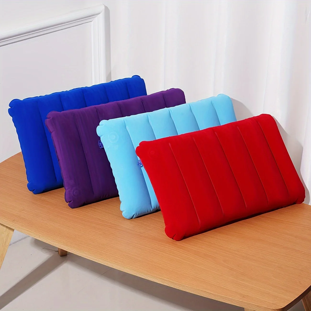 Neck Pillow 1PC Inflatable Square For Outdoor Camping Business Travel Portable Comfortable Pillow Cushion Neck