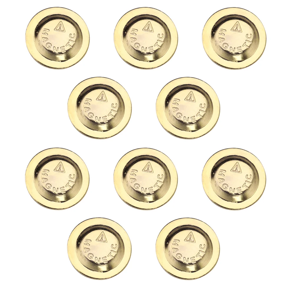 10 Pairs Circle Button 17mm Round Badge Clasp Fastener