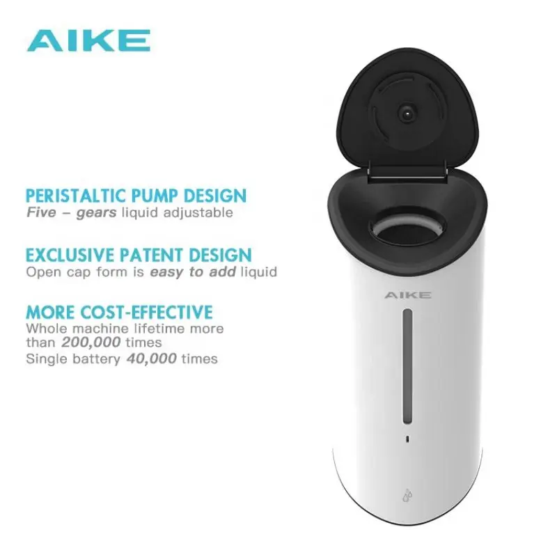 aike automatico dispensador de sabao liquido 850ml 01