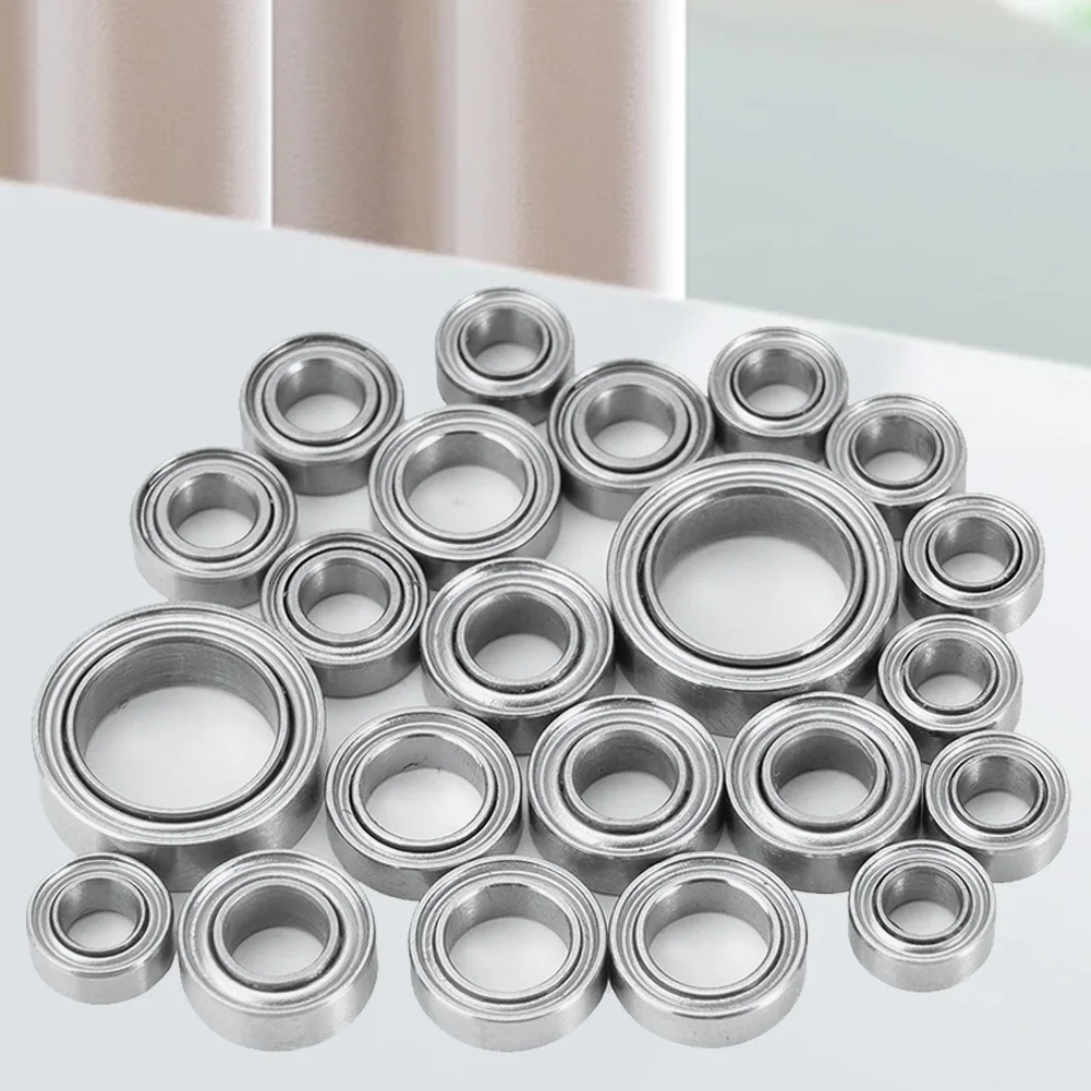 22 Pcs Wheel Hub Axle Sealed Bearing Kit Car Upgrade Parts RC Car Upgrades Parts Accessories for Traxxas TRX4M 1/18 RC Crawler