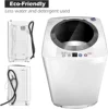 Portable Washing Machine, Full Automatic Washer and Dryer Combo, with Built-in Pump Drain 8 LBS Capacity Compact Laundry 5