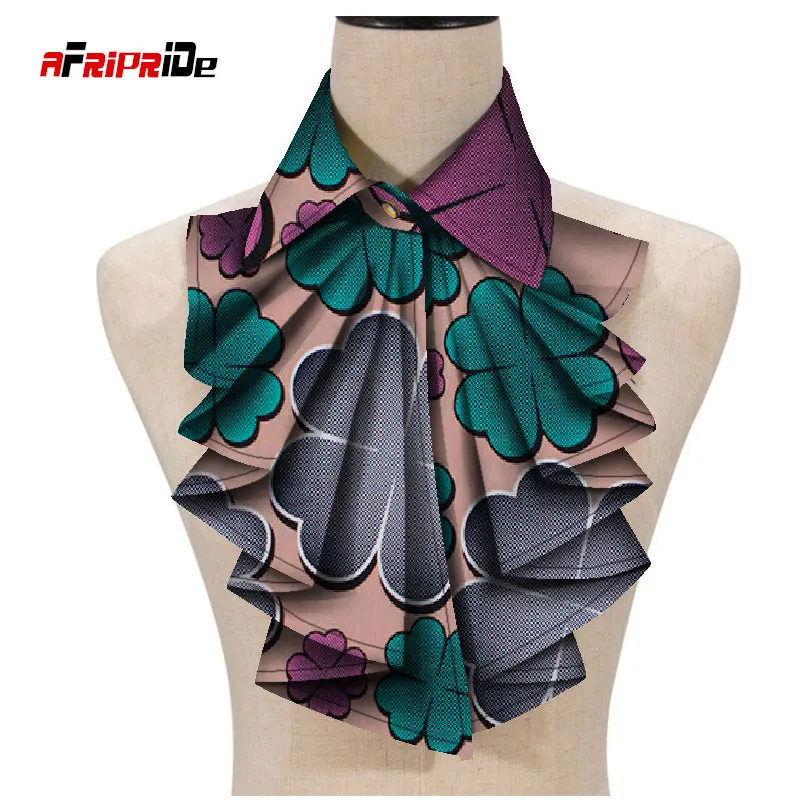 african traditional attire 2021 New Fashion African Print Ankara Tie for Women African Triangle Ankara Fabric Cravat Africa Tie SP027 african outfits Africa Clothing