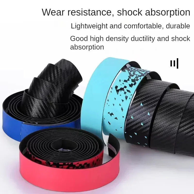 Bicycle Handlebar Strap Shock Absorbing Bike Handlebar Tape PU+EVA Road Bike Bar Tape Anti-slip Bicycle Winding Straps