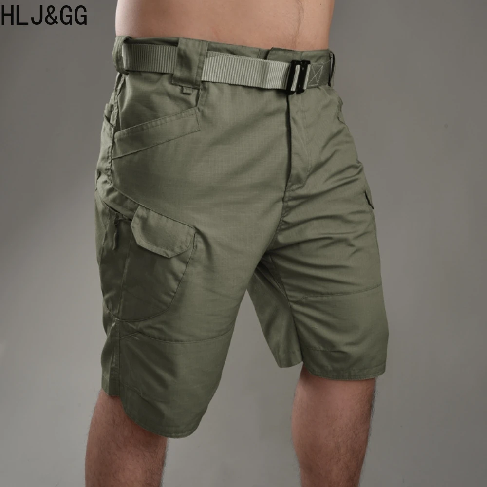 HLJ&GG Summer Man's Tactical Shorts Casual Camo Work Shorts Outdoor Sports Camping Climbing Shorts High Quality Male Shorts New