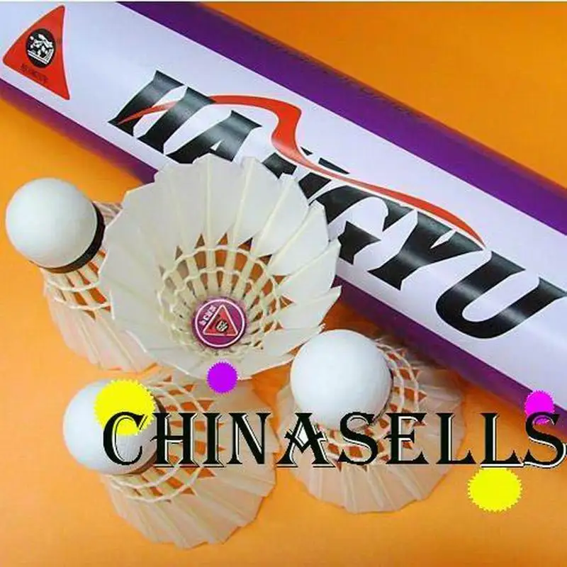 12pcs Competition level Genuine HANGYU NO.3 badminton shuttlecock