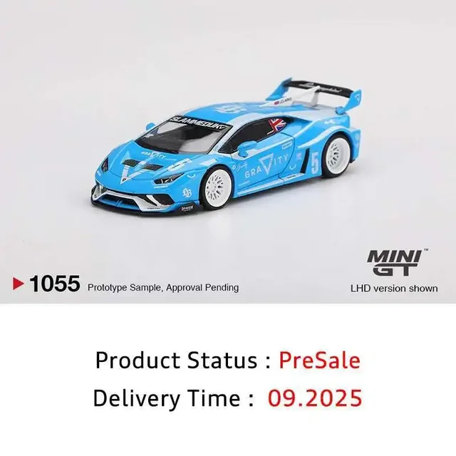 MINIGT In Stock 1055 1:64 LBWK LB WORKS Lamborghini Huracán GT