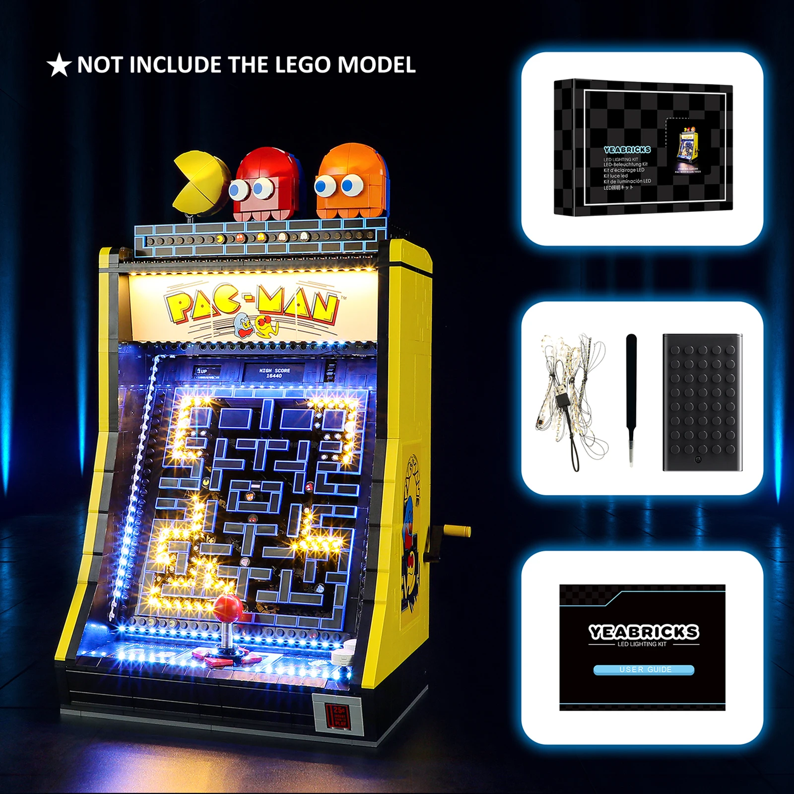 

JOY MAGS Led Light Kit for 10323 Building Blocks Set (NOT Include the Model) Toys for Children