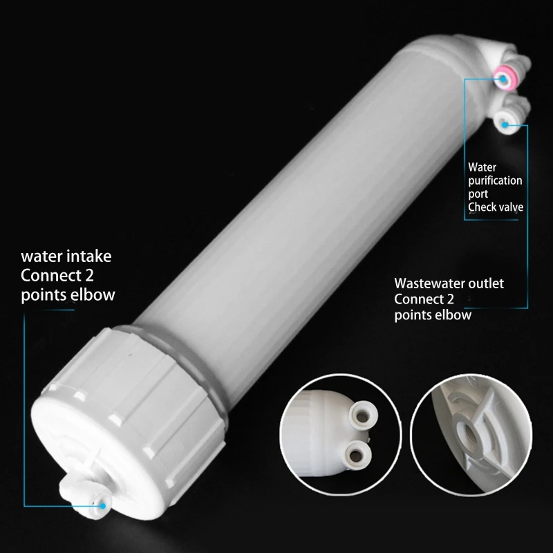 RO Membrane Housing for 1812-50 GPD/1812-125GPD Reverse Osmosis With All Fittings Reverse Osmosis Membrane Housing