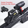Eotech HD556 Red/Green Dot Reflection Scope Hunting G33 G43 3X Magnifier Sight Folding Side Flap G45 5X Magnifier Tactical Combo 2