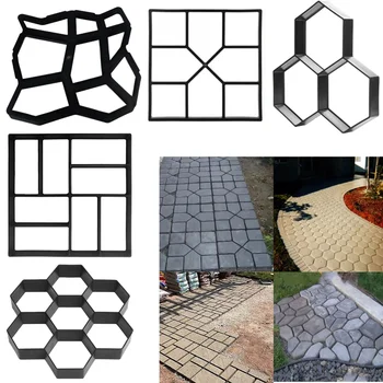 DIY Garden Path Maker Paver Mold – Reusable Concrete Cement Stone Brick Pavement Mold for Walkways & Patios 1