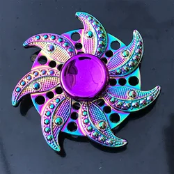 Colorful Metal Fidget Spinner with Mute Bearing - Anti - Anxiety Toy (5)
